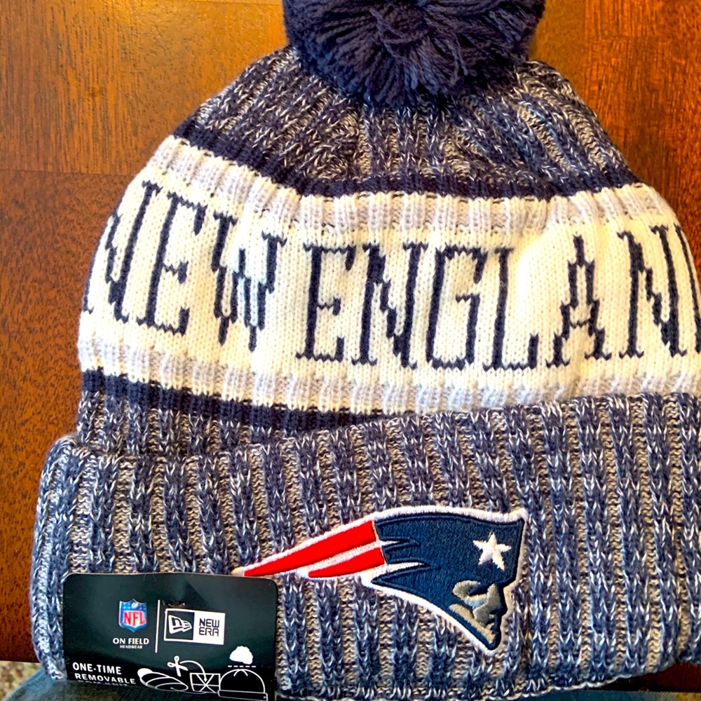 Patriots knit hat